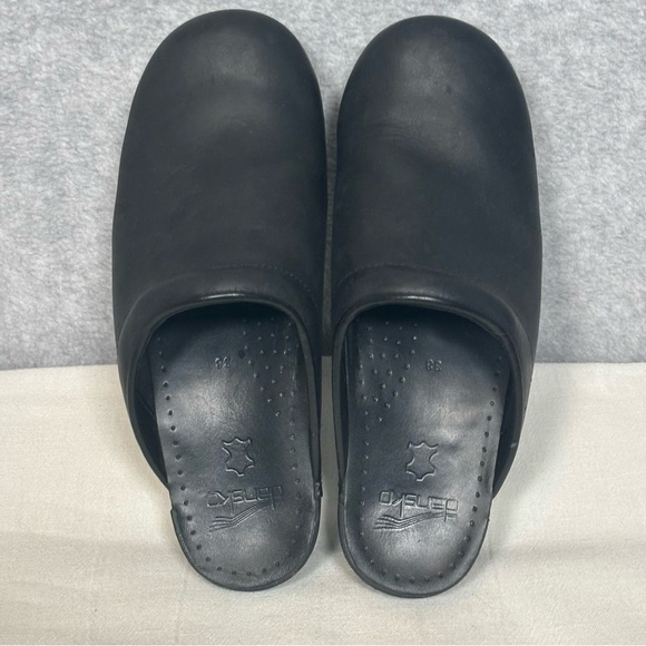 Dansko Sonja Classic Open Back Clog-Oiled Black Leather-Women EU 38 / US 7.5 - Picture 11 of 13